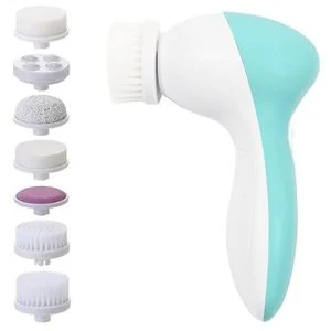 Homarom 7-in-1 Facial Cleansing Brushes Electric Cleanser Face Beauty Care Skin Care Massager Scrubber for Face & Body Massage & Deep Cleansing