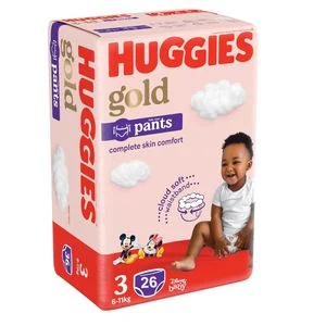 Huggies Gold Pants Size 3 - Pack of 26