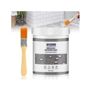 2 pieces - Waterproof Sealant Glue 300g with Brush Transparent Anti-Leakage Agent for Roof, Tile, Bathroom, Wall & Window Strong Repair Gel for Cracks & Leakage Protection