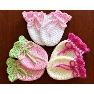 Crochet Baby Mittens