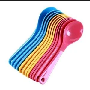 12-Pack BPA-Free Plastic Baby Feeding Spoons - Ergonomic Multi-Color Design
