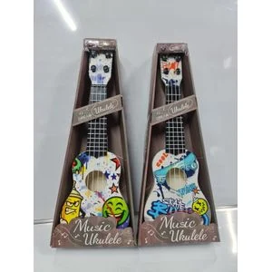 Ukelele Mini 4 String Guitar for Children – Bright  grafittiColors