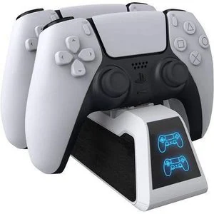Dobe PS5 Controller Charger DualSense Charging Station Dock, Compatible Charger with Fast Charging Support for PS5 Controllers