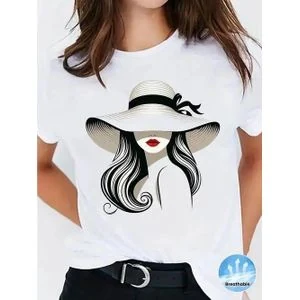 Premium  Customized Ladies Printed  T shirts