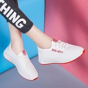 FUXING FASHION Women Breathable And Non Slip Shoes Ladies Shoes Sneakers Women Shoes