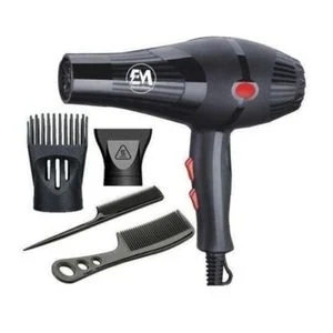 ElectroMate 2200w Professional Hair Dryer Blow-dry, With 3 Speed & 2 Temperature Settings,