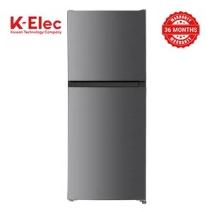 K-Elec 181-Litres Top Mount No-Frost Double-Door Refrigerator With Ice Cube Tray Model- KR30-TM-NFC-KBI-Black (36Months Warranty)