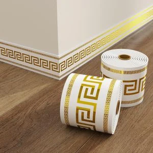 5M Wall Border Decoration Strips, Anti-Ceramic Tiles, Waterproof Self-Adhesive Wallpaper