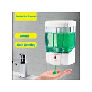 700ml Capacity Liquid Soap Dispenser For Bathroom And Kitchen Automatic Soap Dispenser Touchless Sensor Hand Sanitizer Detergent Dispenser Wall Mounted For Bathroom Kitchen Soap Dispenser Soap Pump Soap Holder Soap Dispenser