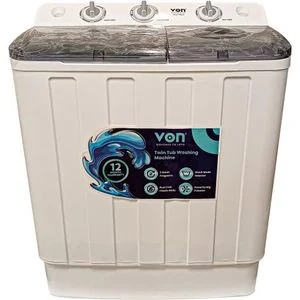 VON VALS-75BWY Twin Tub Washing Machine - 7.5Kg (1YR WRTY)